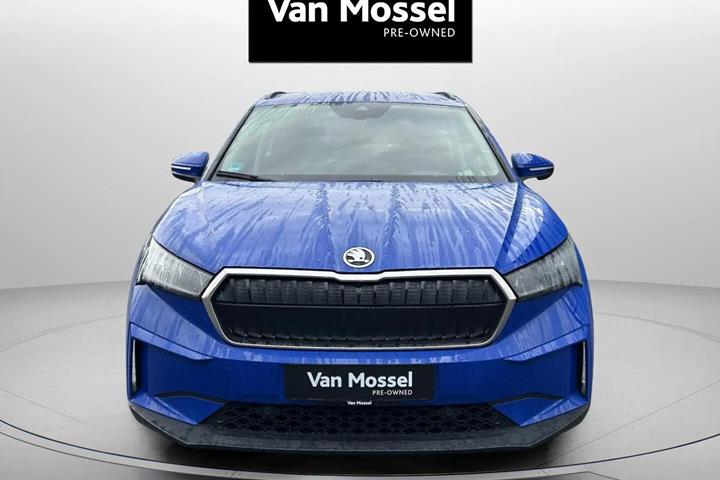 Blå Skoda Enyaq fra 2024