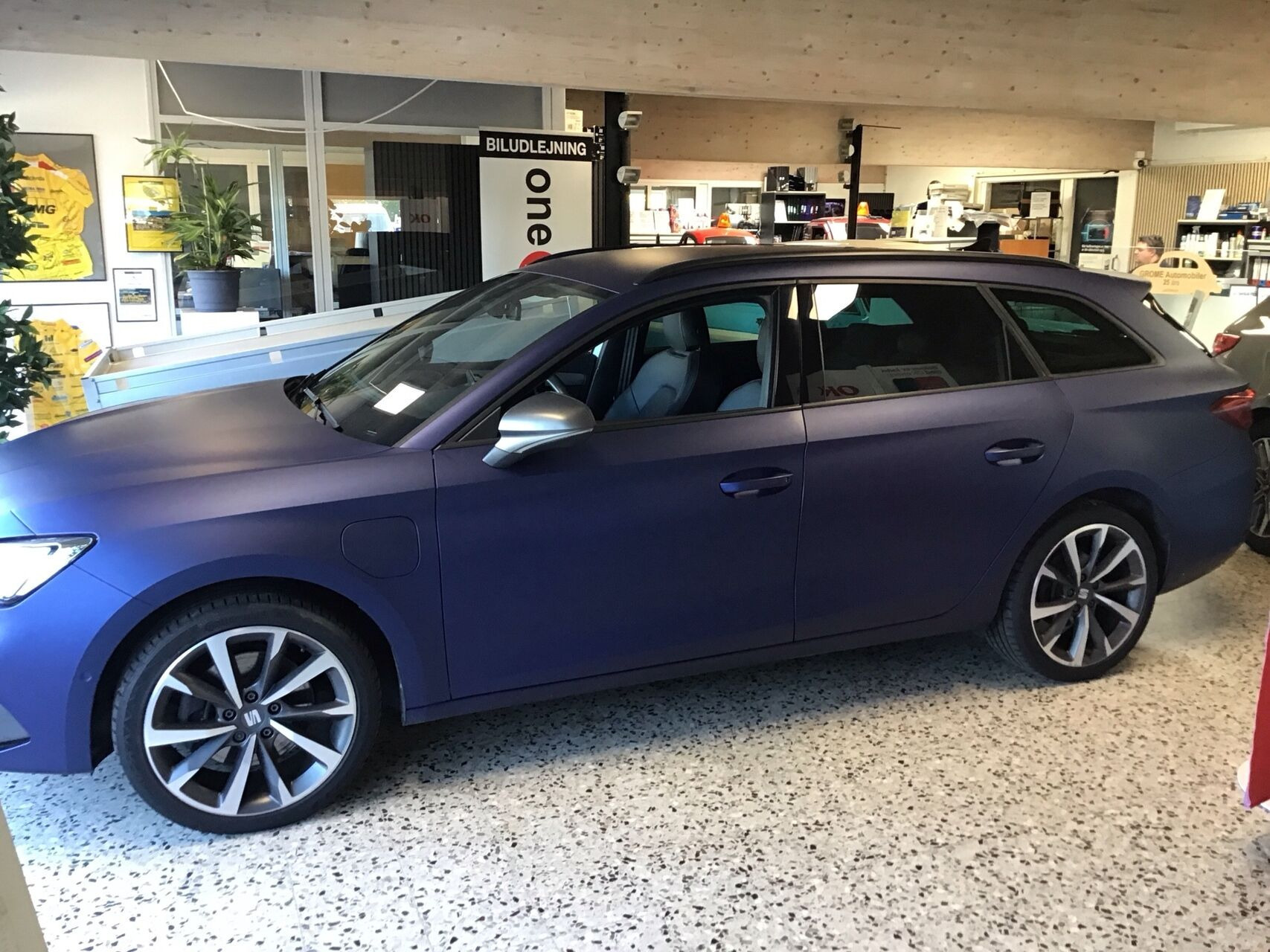 Blå Seat Leon fra 2020