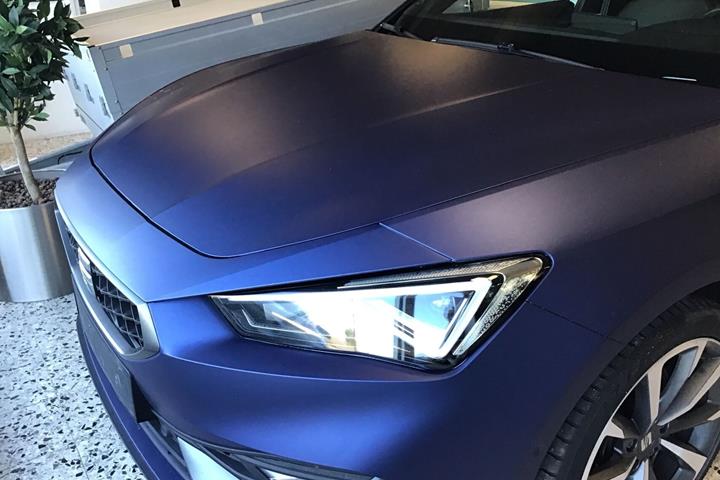Blå Seat Leon fra 2020