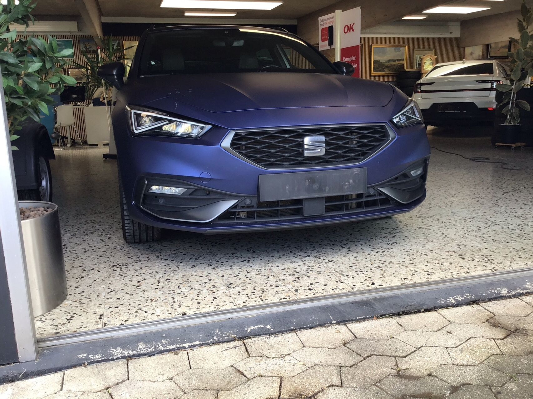 Blå Seat Leon fra 2020