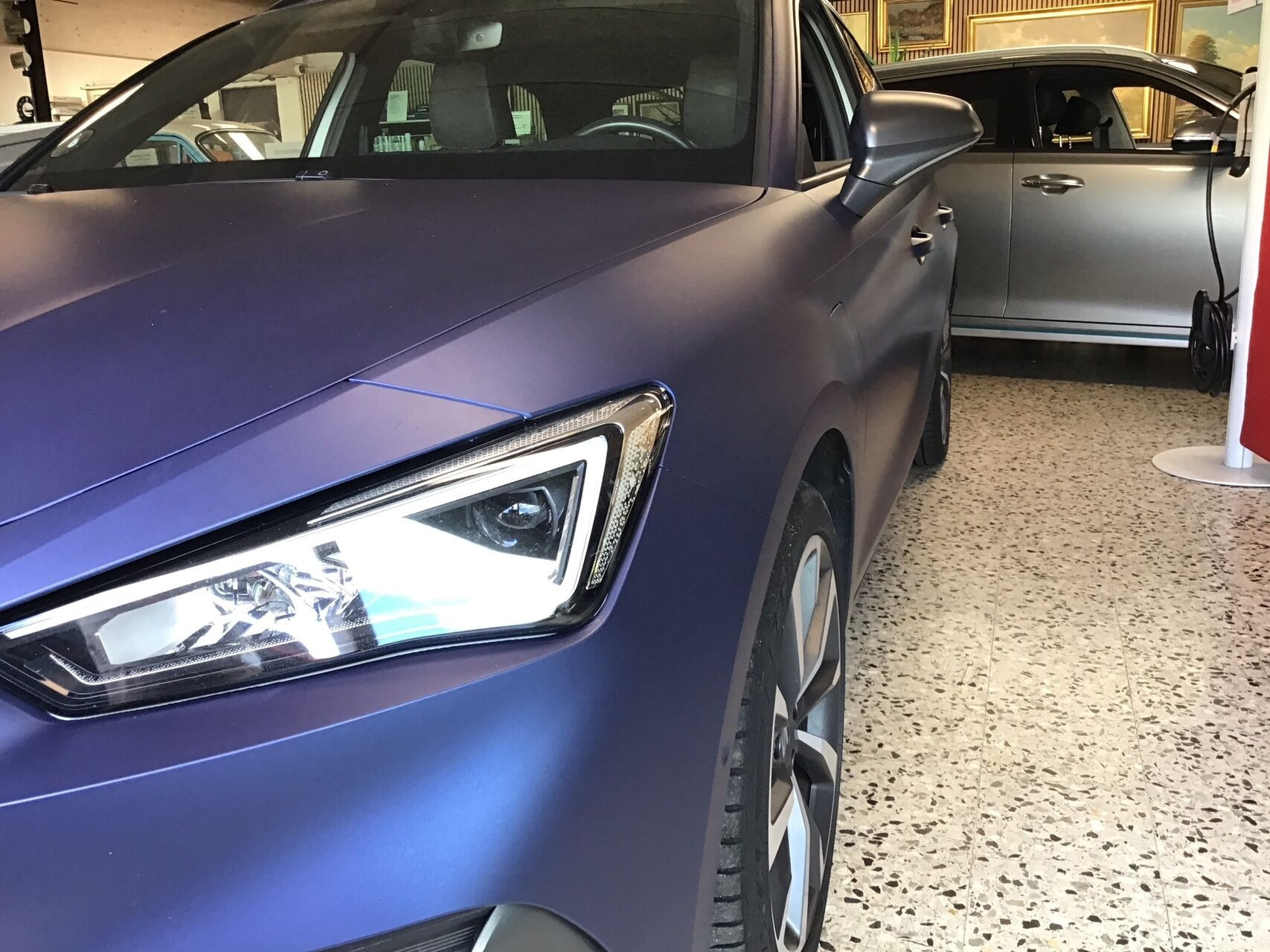 Blå Seat Leon fra 2020