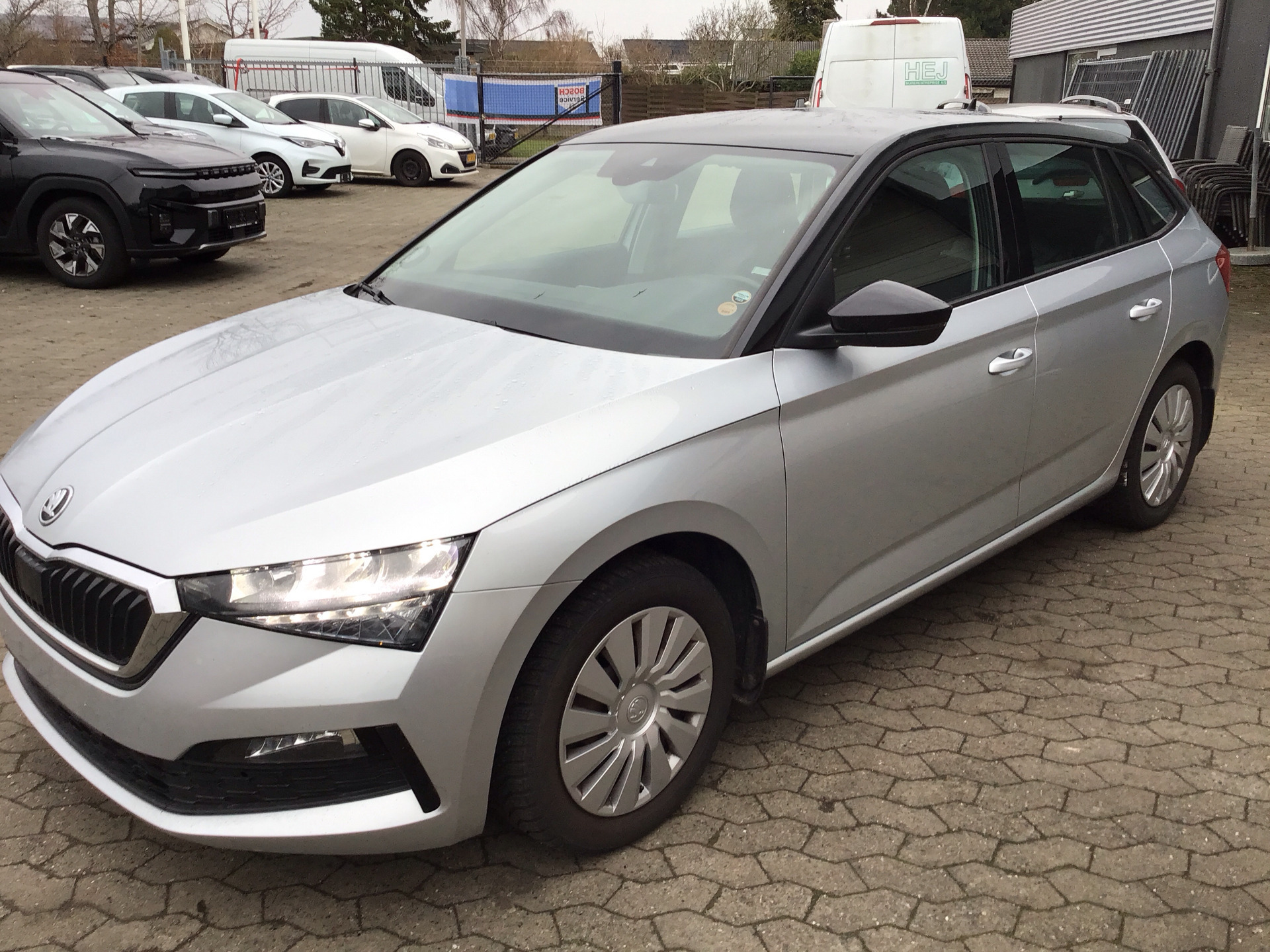 Sølv Skoda Scala fra 2019