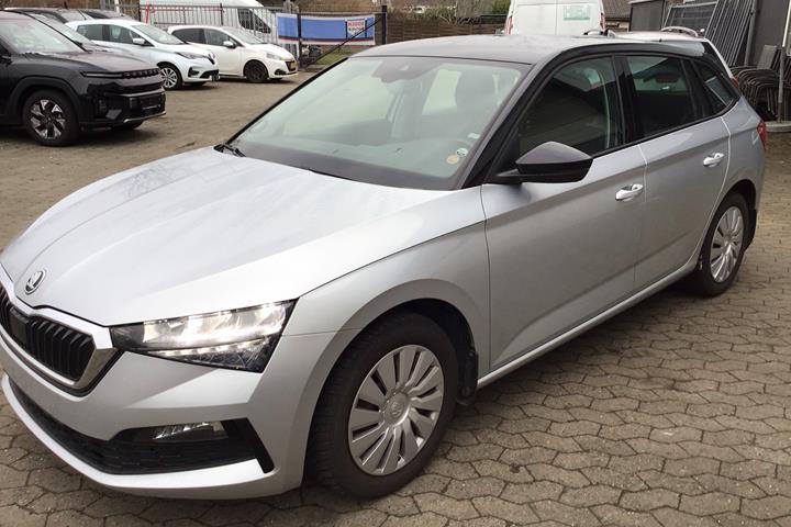 Sølv Skoda Scala fra 2019