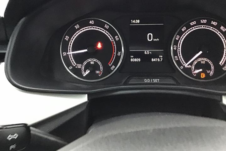 Sølv Skoda Scala fra 2019
