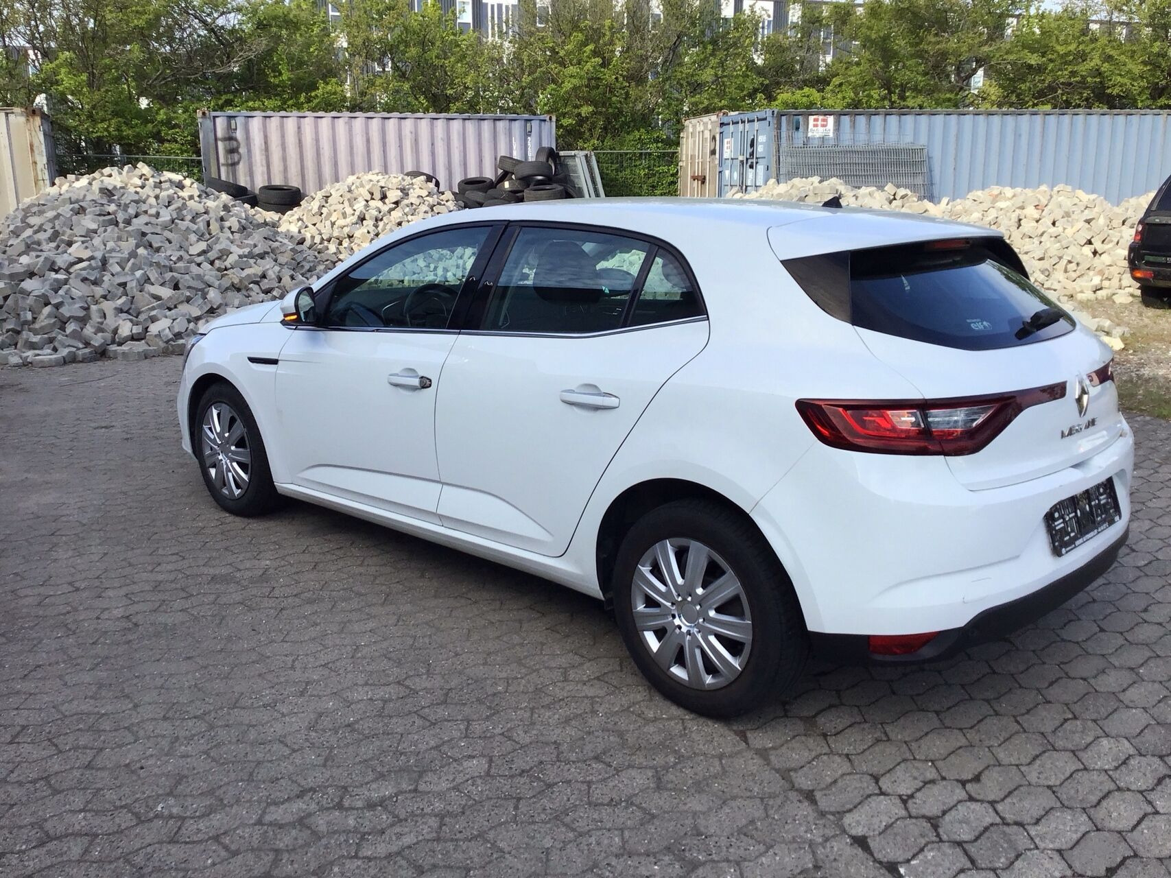 Hvid Renault Mégane fra 2016