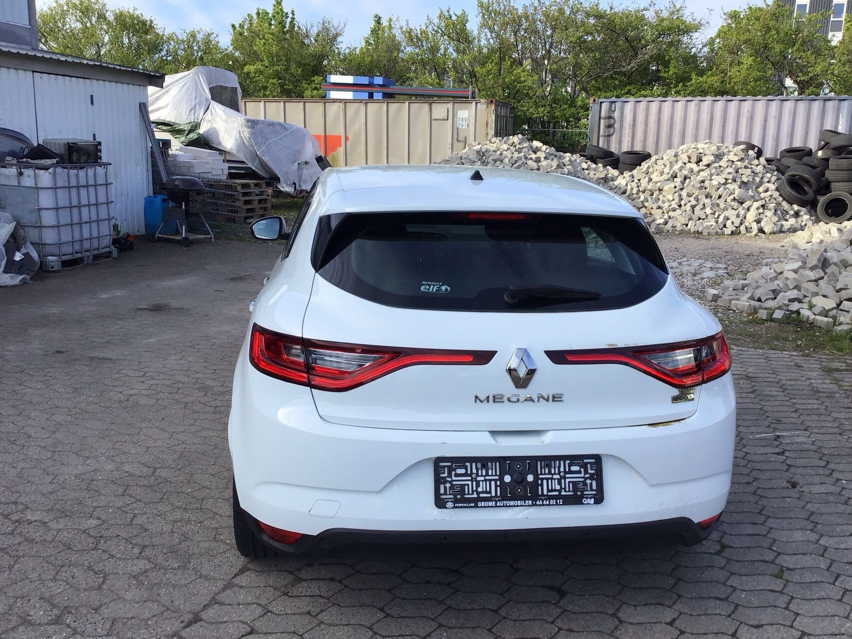 Hvid Renault Mégane fra 2016