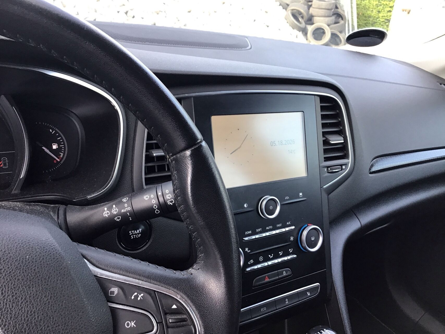 Hvid Renault Mégane fra 2016