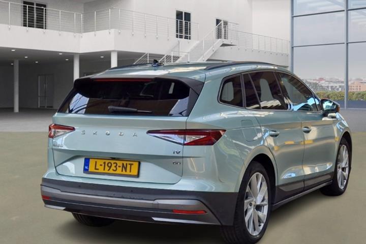 Grøn Skoda Enyaq fra 2021