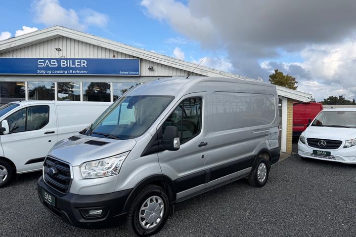 Grå Ford Transit 350 L2 Van fra 2020