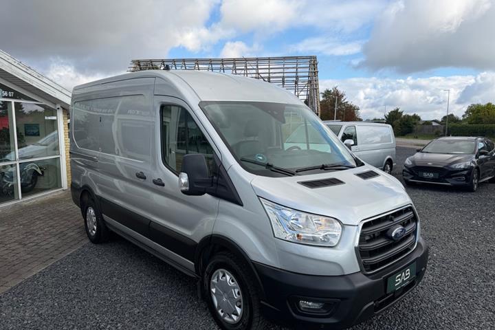 Grå Ford Transit 350 L2 Van fra 2020