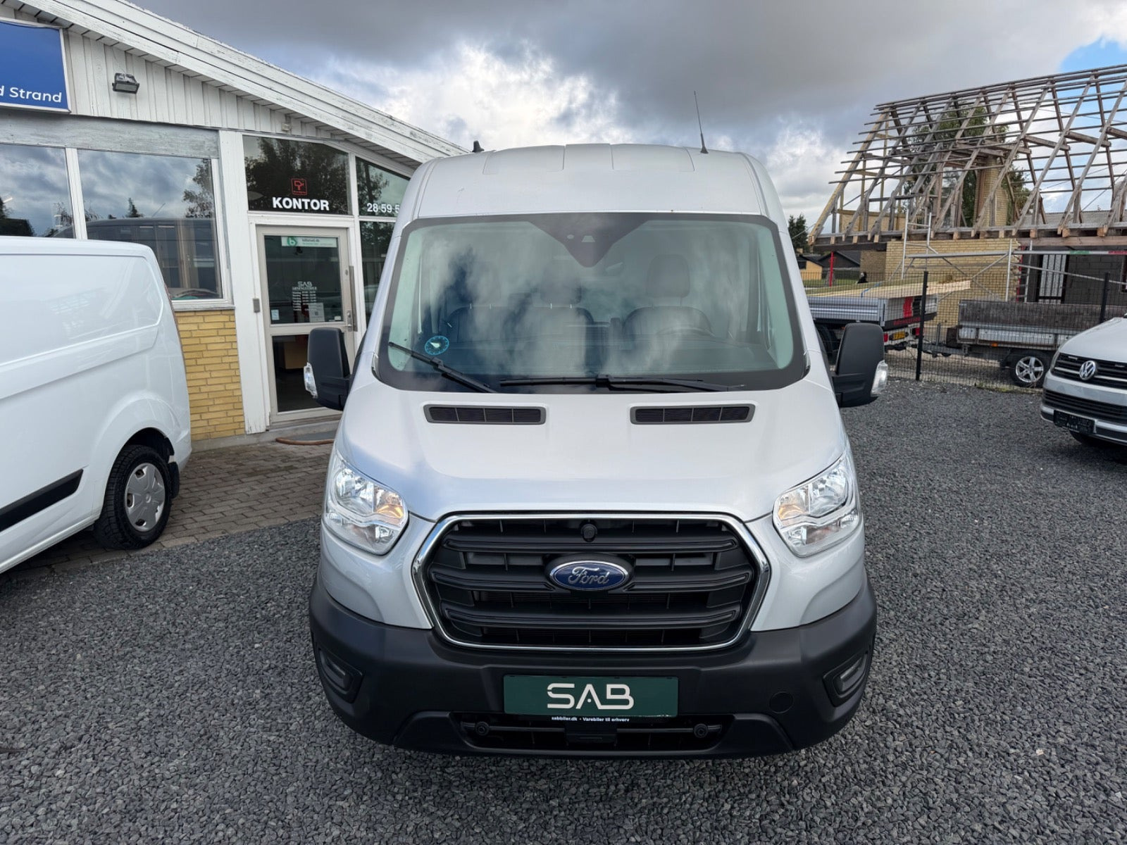 Grå Ford Transit 350 L2 Van fra 2020