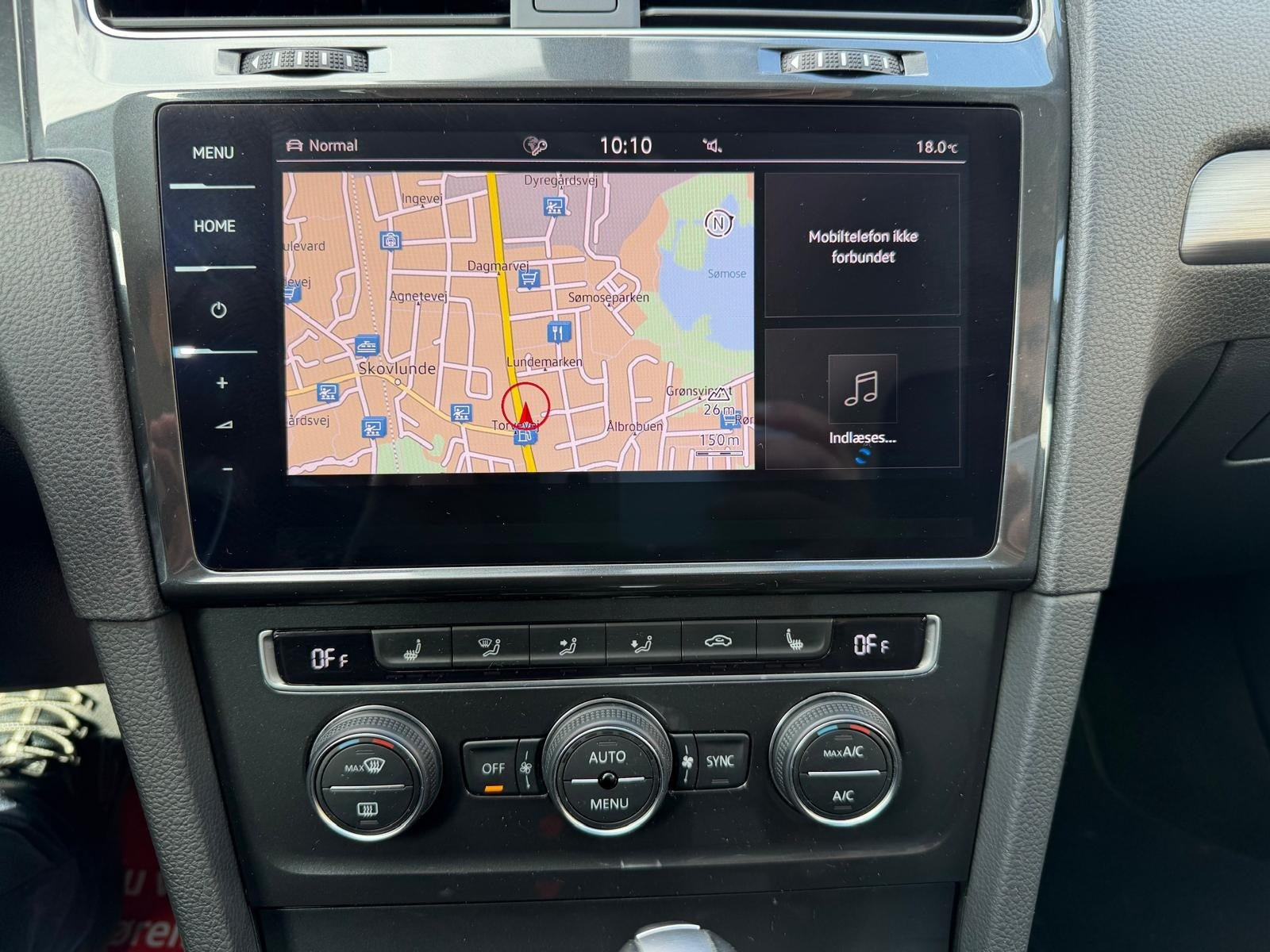 Blå VW e-Golf VII fra 2020