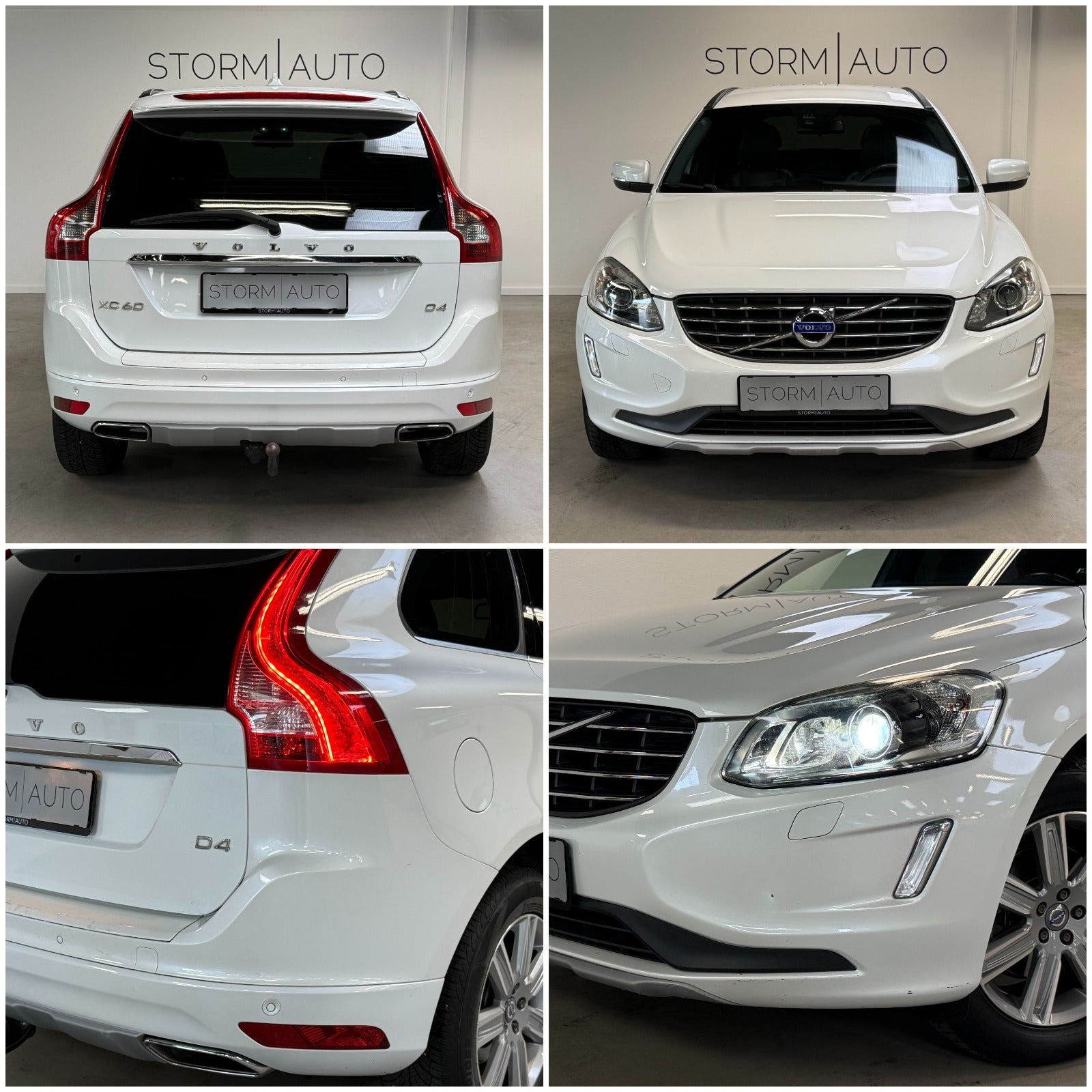 Hvid Volvo XC60 fra 2016