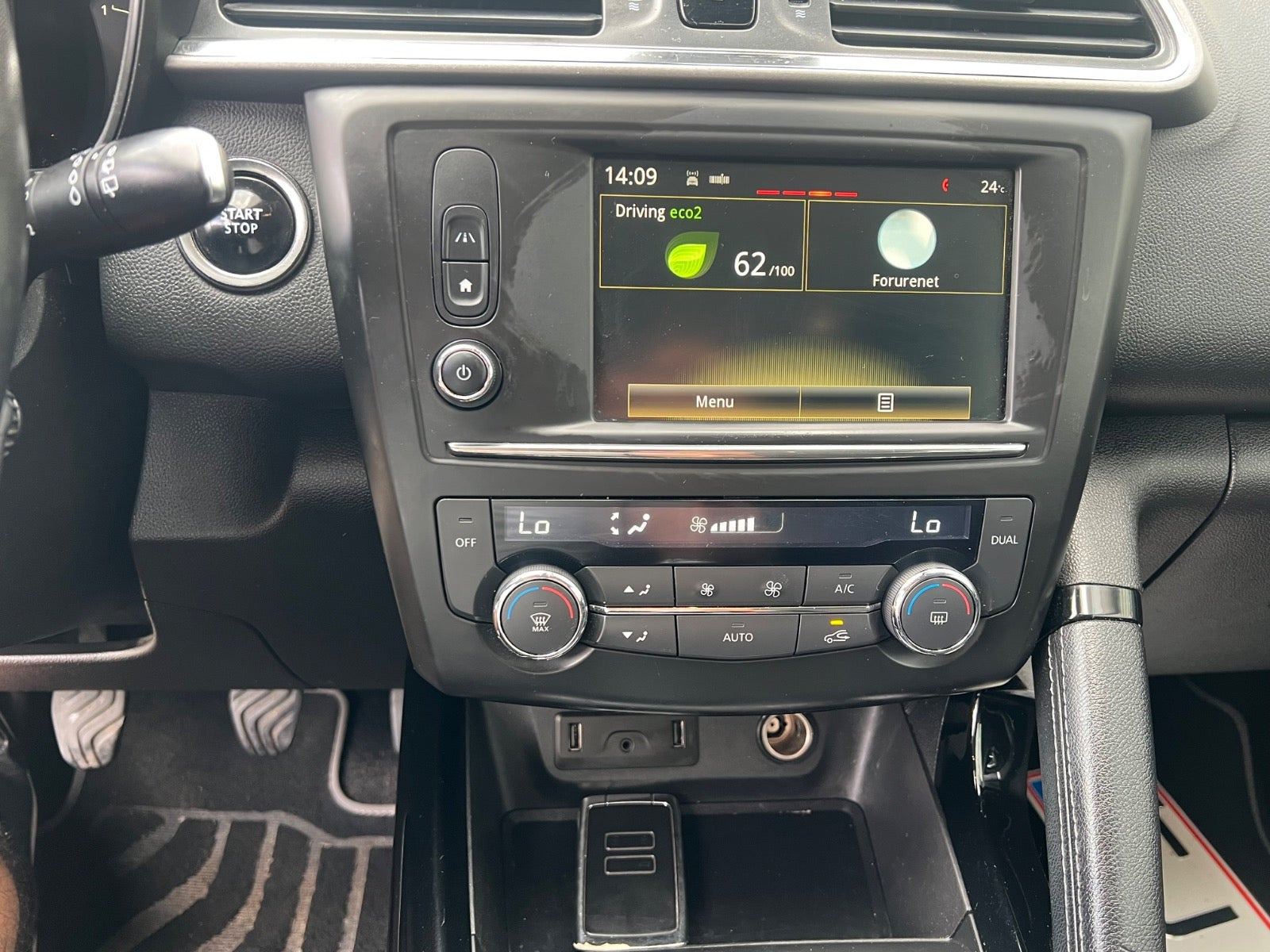 Sort Renault Kadjar fra 2016