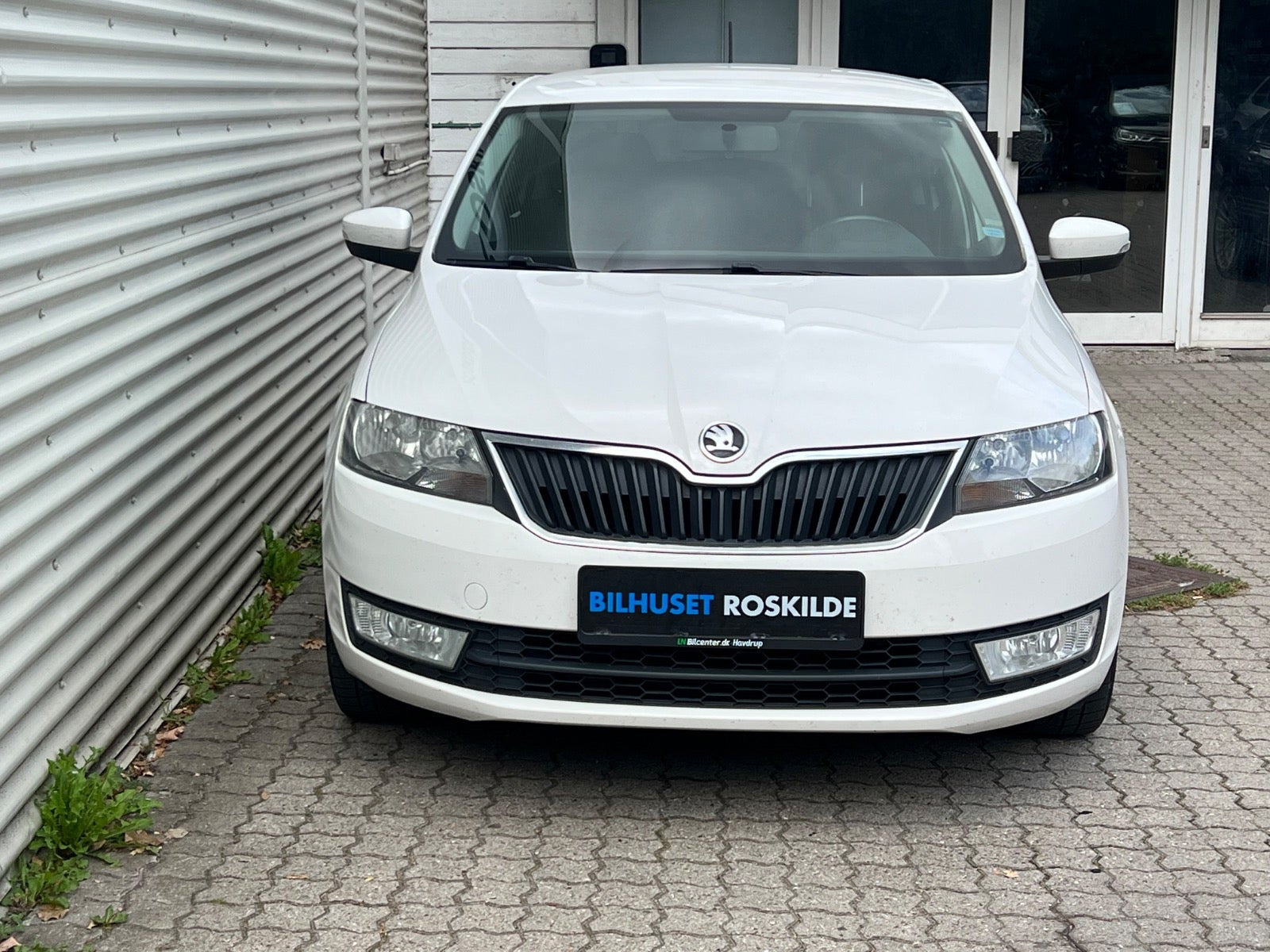 Hvid Skoda Rapid fra 2016