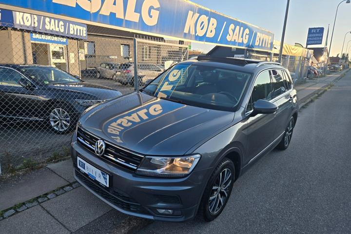 Hvid VW Tiguan fra 2018