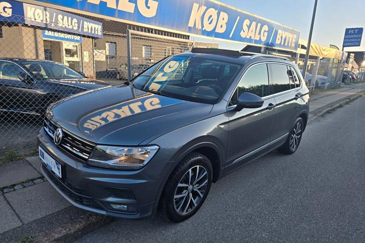 Hvid VW Tiguan fra 2018