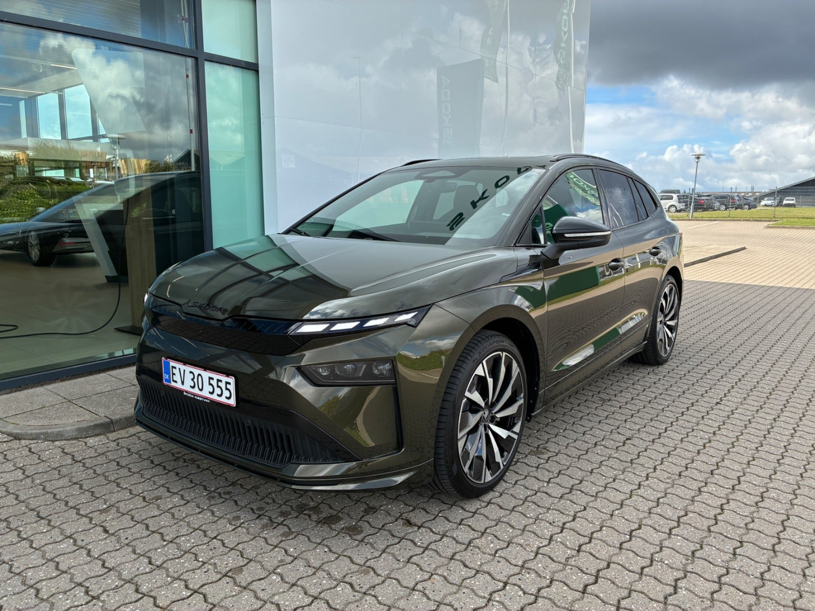 Grøn Skoda Enyaq fra 2027