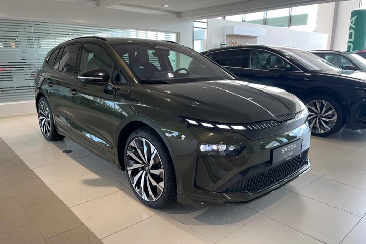 Grøn Skoda Enyaq fra 2027