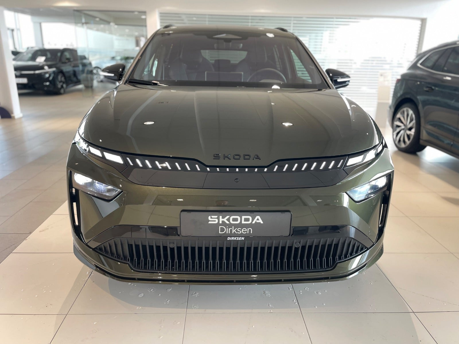 Grøn Skoda Enyaq fra 2027