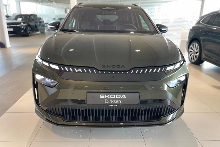 Grøn Skoda Enyaq fra 2027