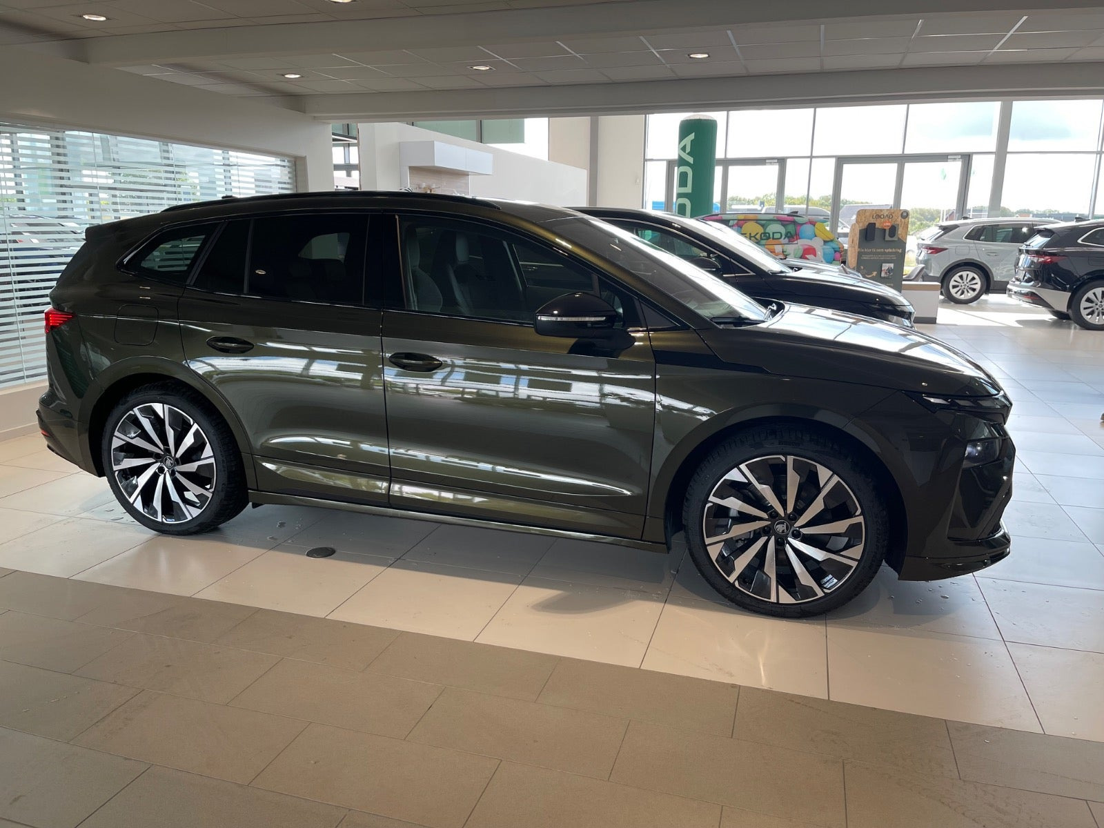 Grøn Skoda Enyaq fra 2027