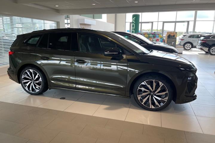 Grøn Skoda Enyaq fra 2027