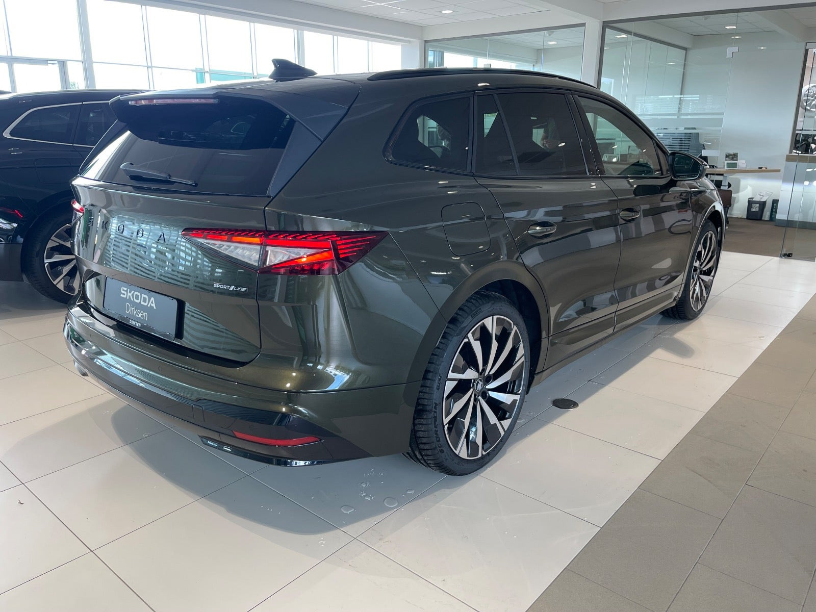 Grøn Skoda Enyaq fra 2027