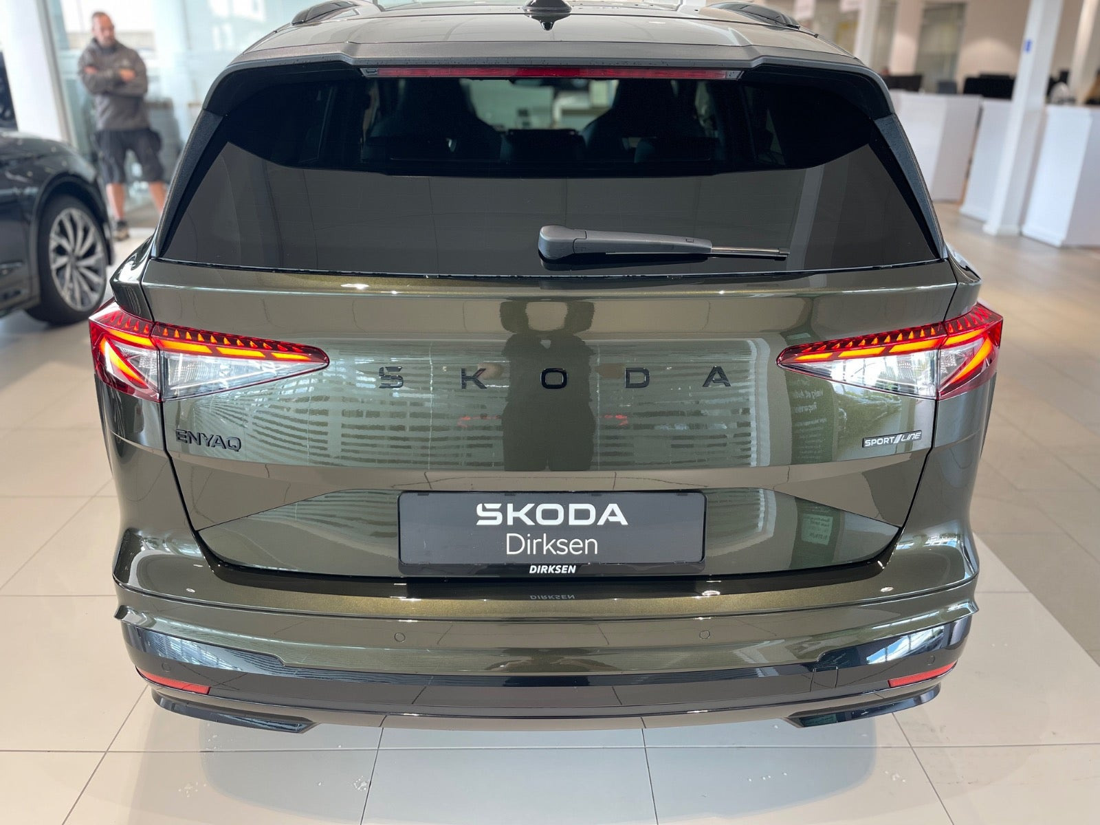 Grøn Skoda Enyaq fra 2027