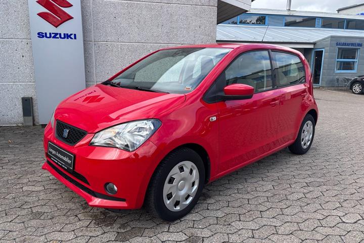 Rød Seat Mii fra 2013