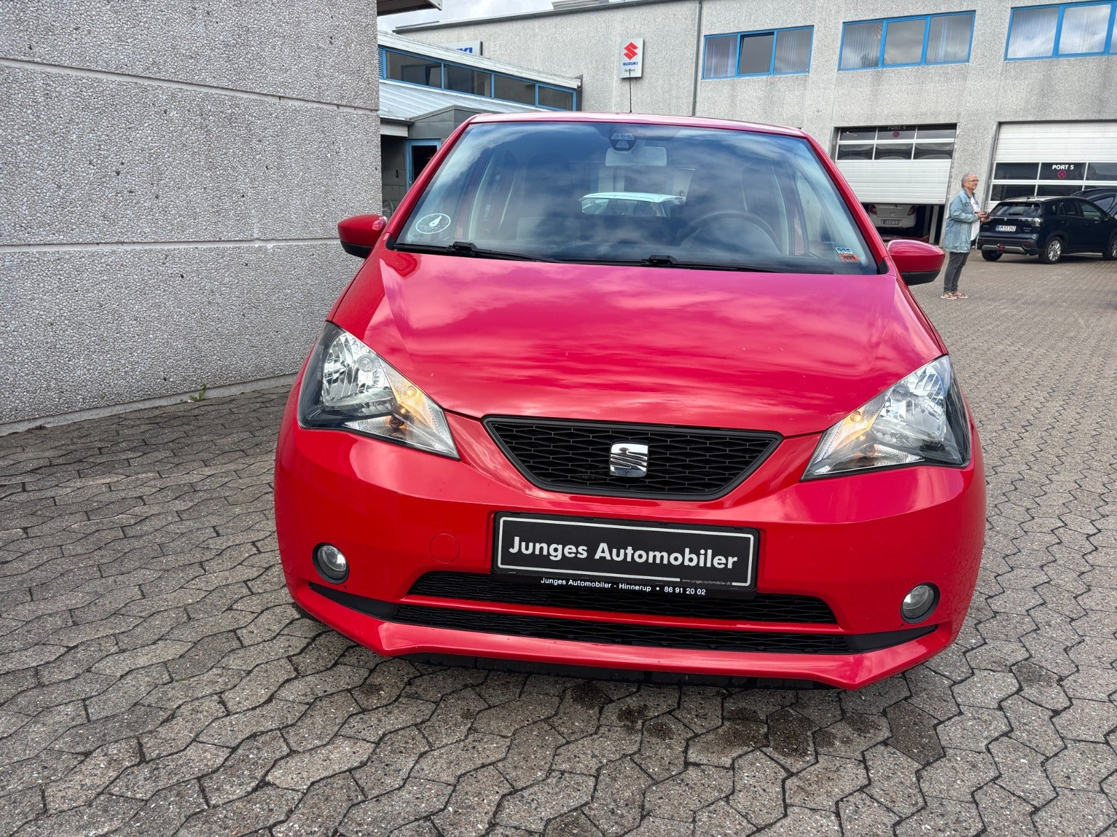 Rød Seat Mii fra 2013