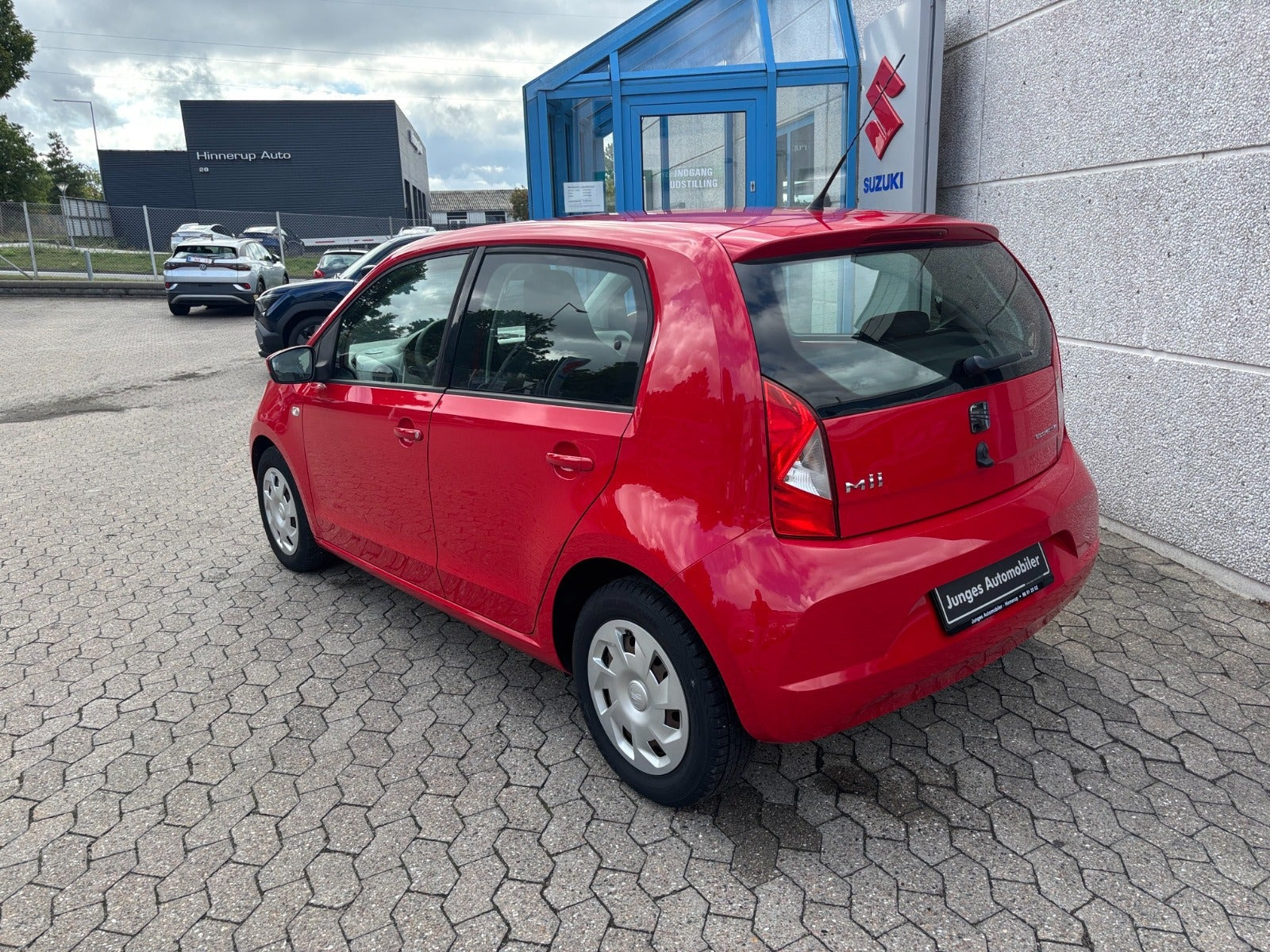 Rød Seat Mii fra 2013