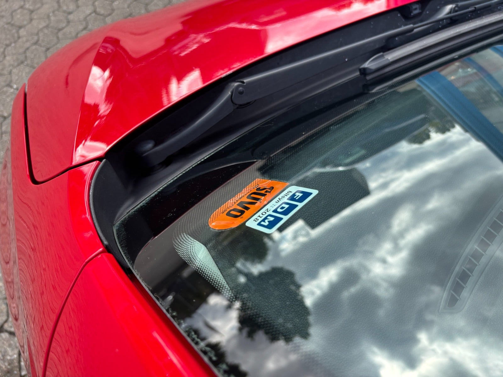 Rød Seat Mii fra 2013