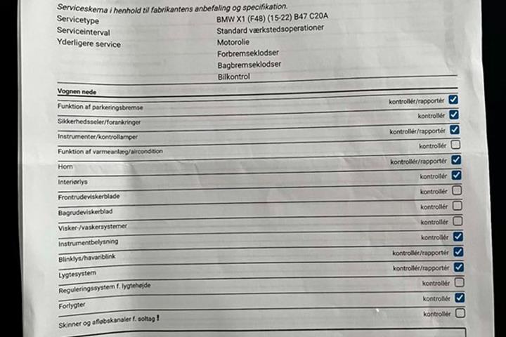 undefined BMW X1 fra 2018
