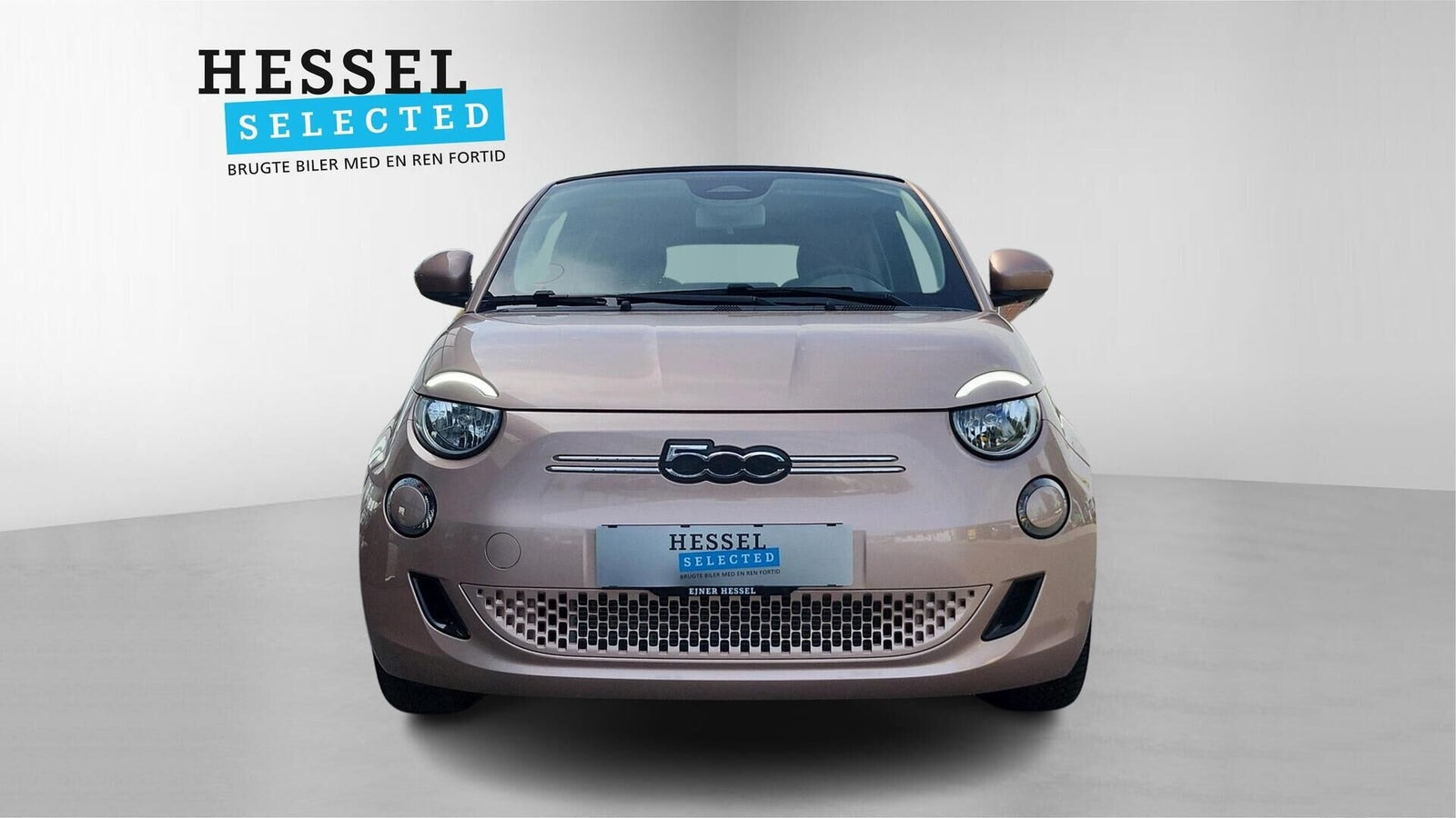 Pink Fiat 500e fra 2023