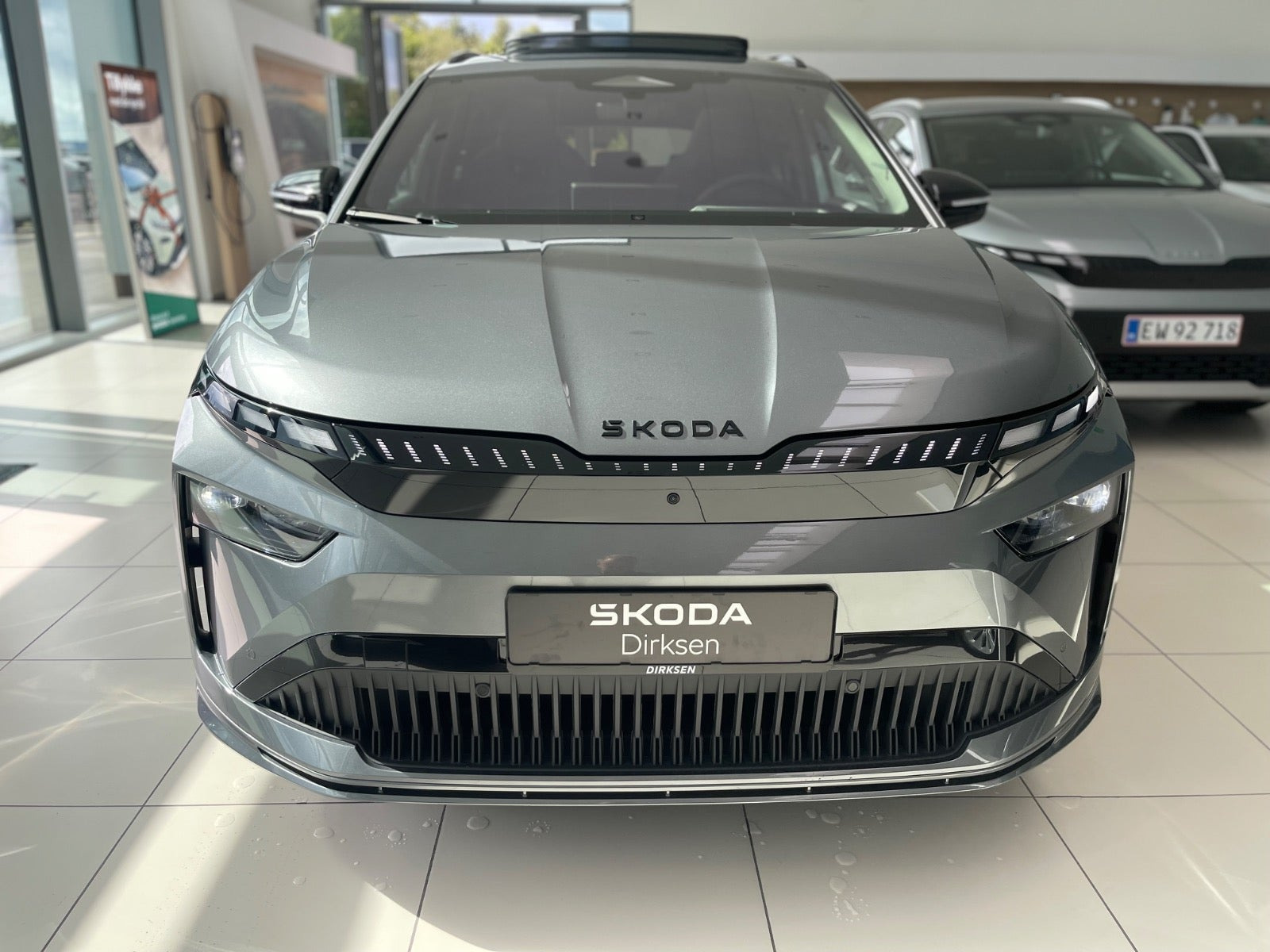 Grå Skoda Enyaq fra 2027