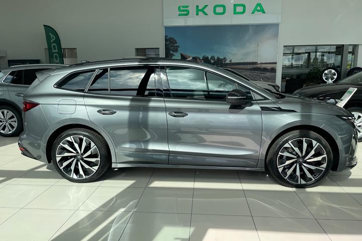 Grå Skoda Enyaq fra 2027