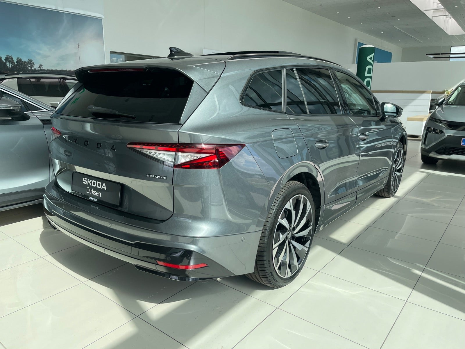 Grå Skoda Enyaq fra 2027