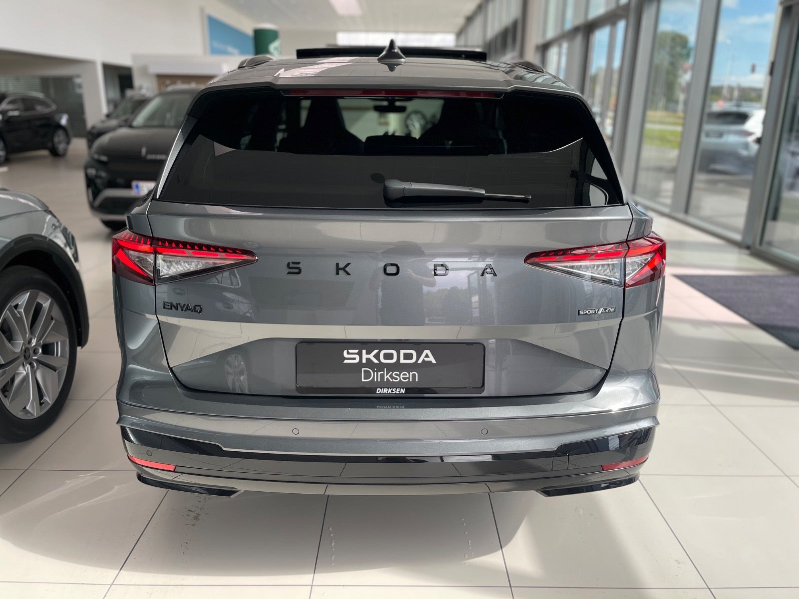 Grå Skoda Enyaq fra 2027