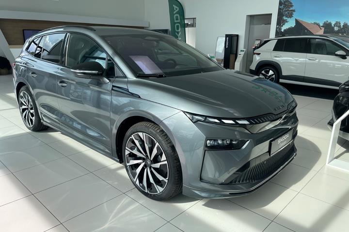 Grå Skoda Enyaq fra 2027