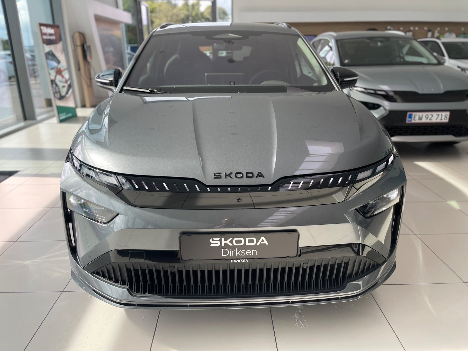 Grå Skoda Enyaq fra 2027