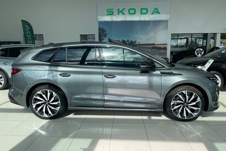 Grå Skoda Enyaq fra 2027