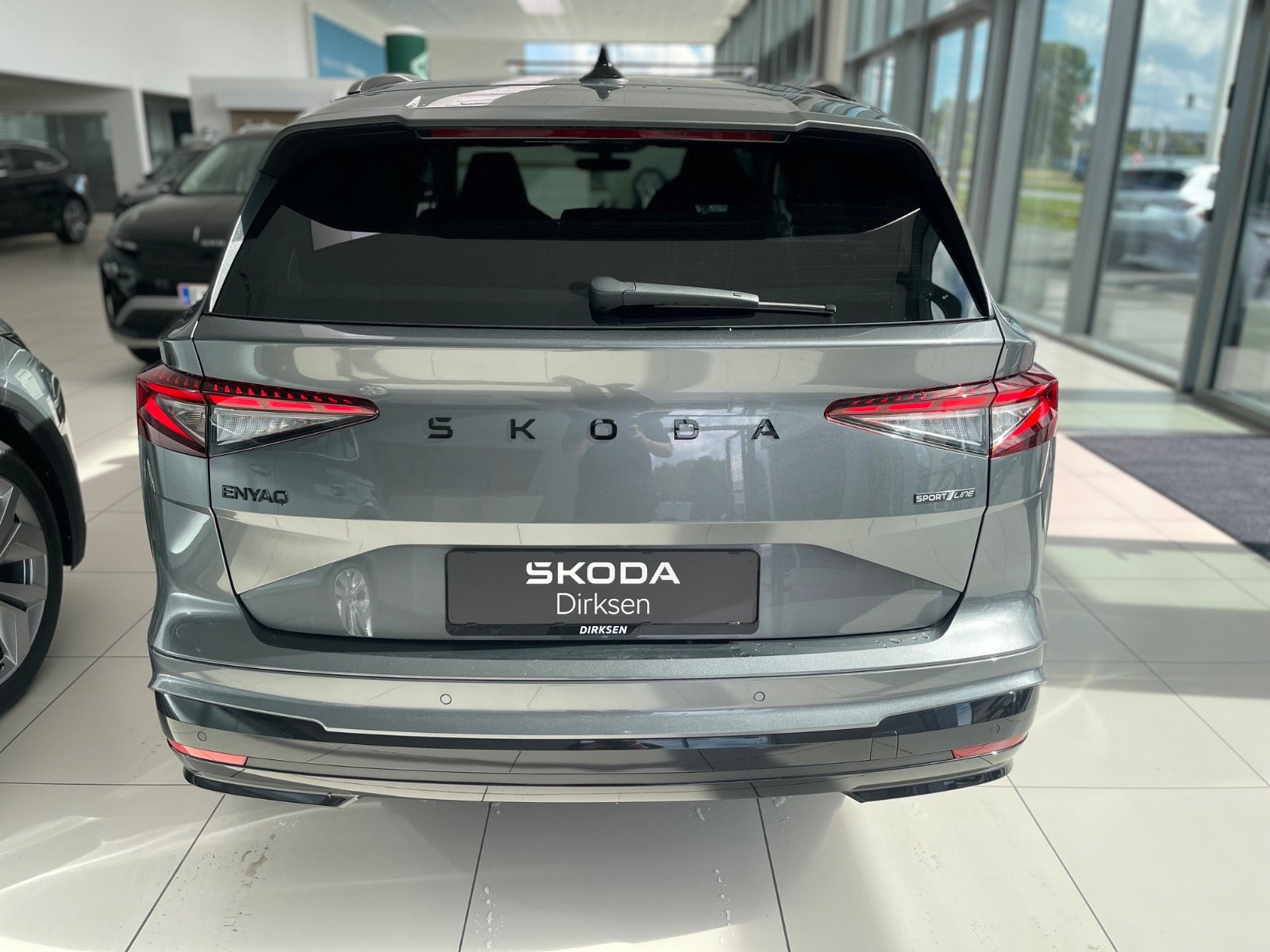 Grå Skoda Enyaq fra 2027