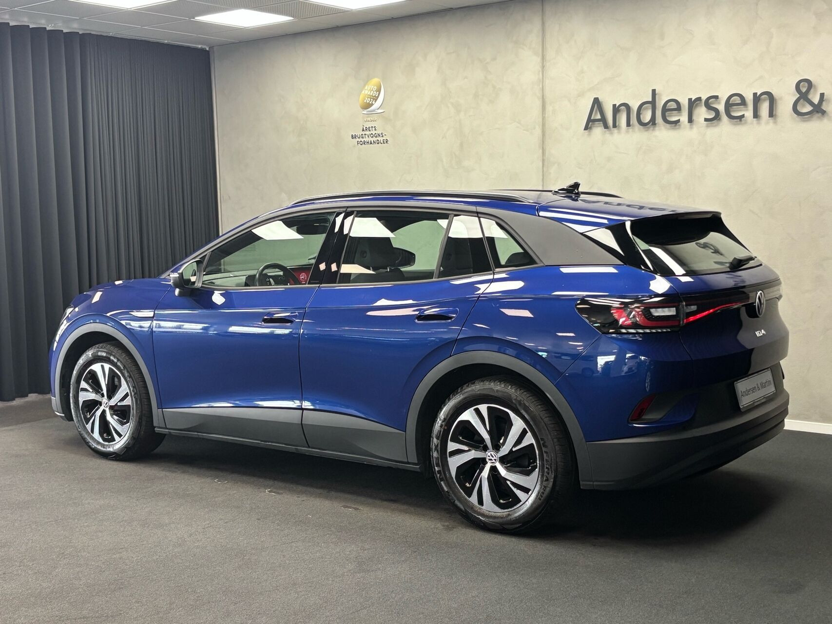 Blå VW ID.4 fra 2021