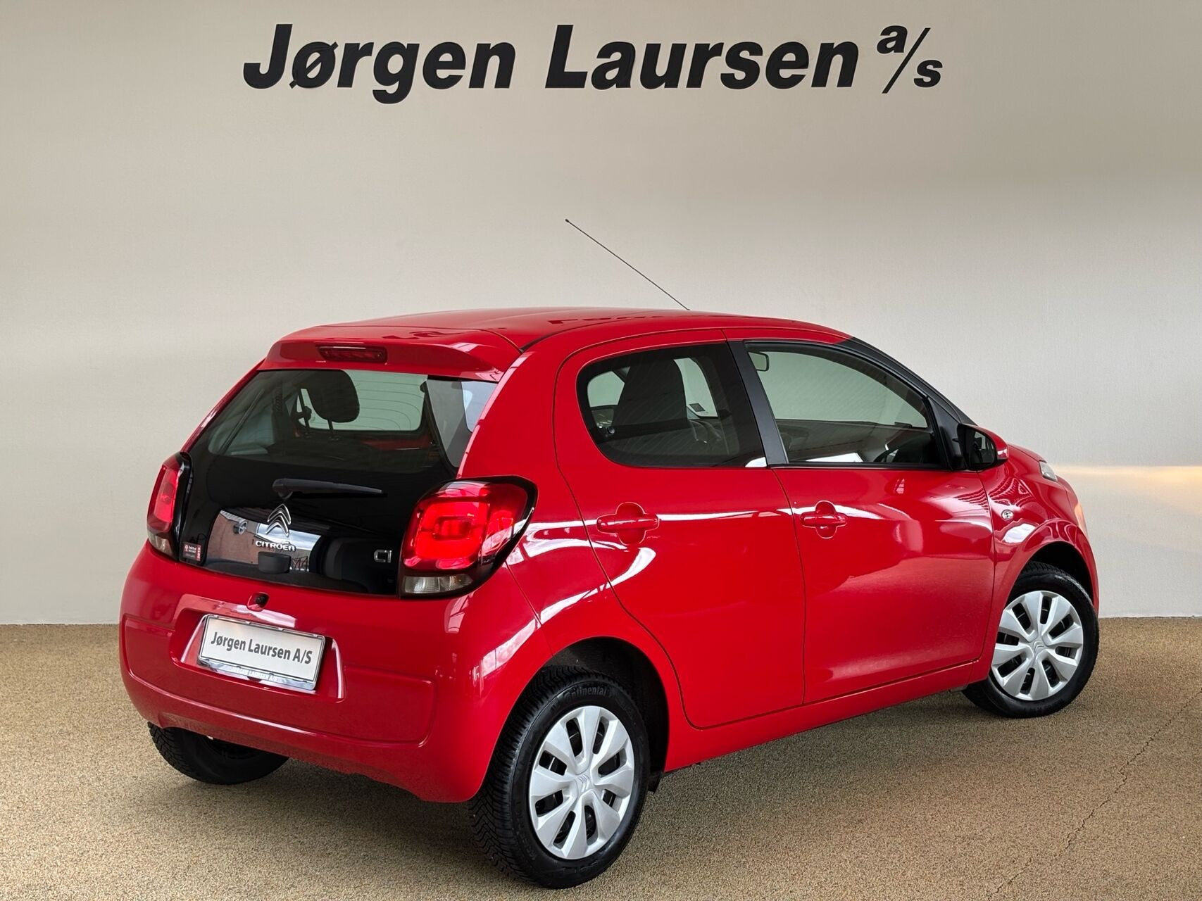 Rød Citroën C1 fra 2019