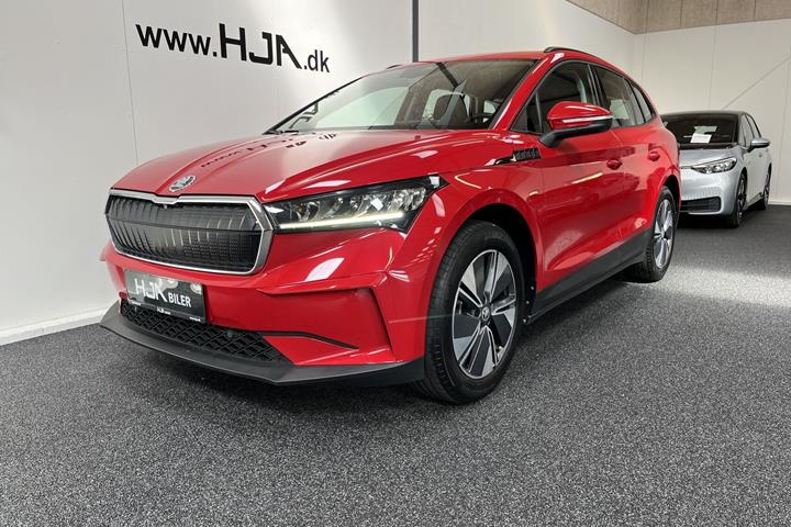 Rød Skoda Enyaq fra 2022