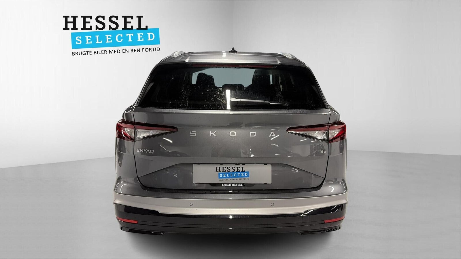 Grå Skoda Enyaq fra 2026