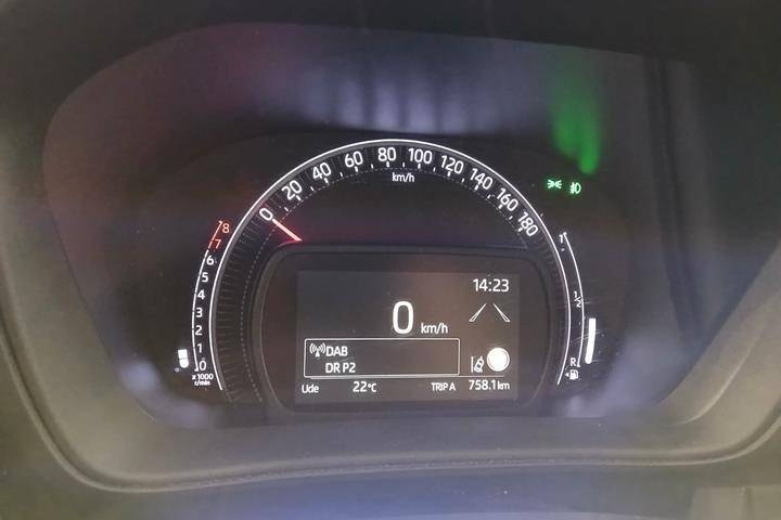 Hvid Toyota Aygo X fra 2022