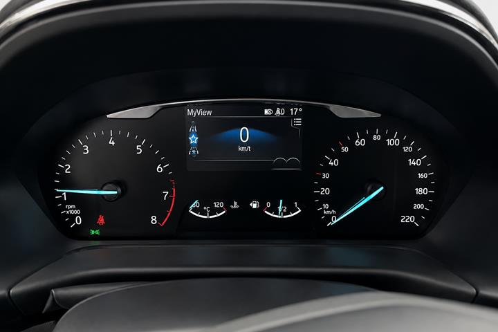 Grå Ford Fiesta fra 2018