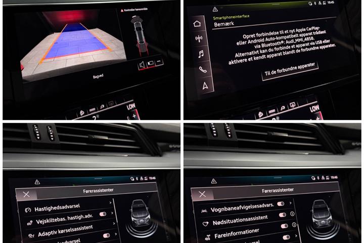 Grå Audi Q8 e-tron fra 2024